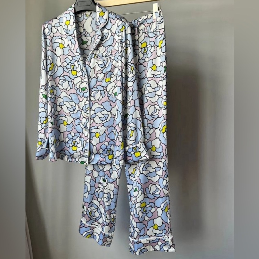 Olivia von Halle 100% silk pajamas set